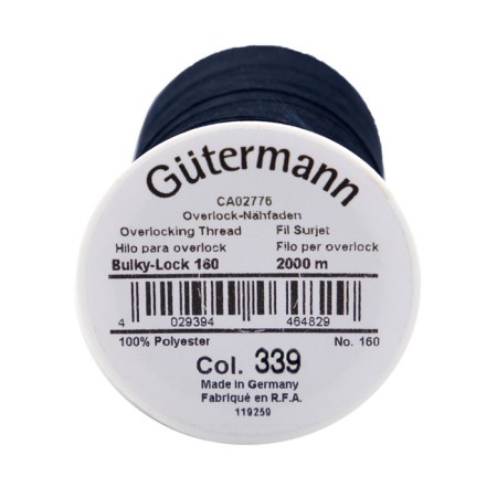 BULKY-LOCK 160 Textured thread, 2000 m, 730805 (339 dark-black blue)-1