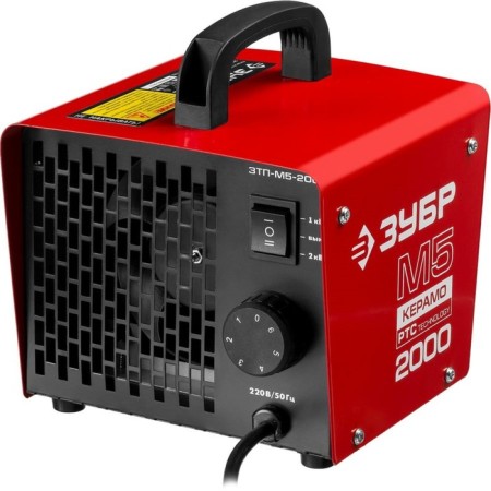 Gun heat bison ztp-m5-2000, 2 kW, 220V, ceramic element, adjustment t, 2 modes 391258-1