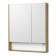 Aquaton Mirror Carder "Scande 70", white color, venistal oak