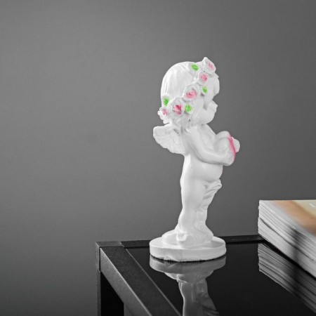 Figure "Angel with the heart on the stand" 6x14cm-3
