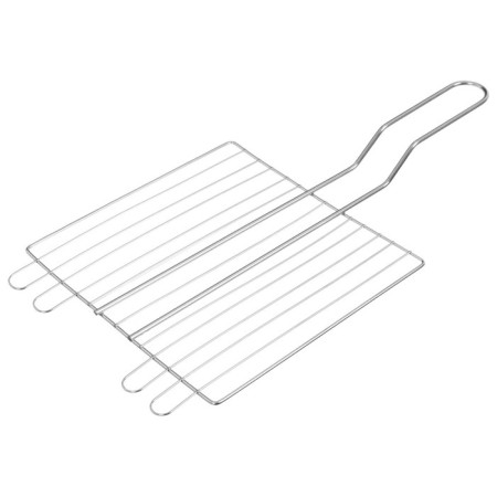 Ground grill Universal Maclay, 20x20 cm, stainless steel, for barbecue-12