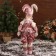 New Year's Jester "in a brilliant suit" moves, 48x16 cm, pink