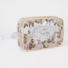 Lightning cosmetic bag, beige color