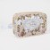 Lightning cosmetic bag, beige color