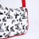 Youth bag with lightning, red/white color