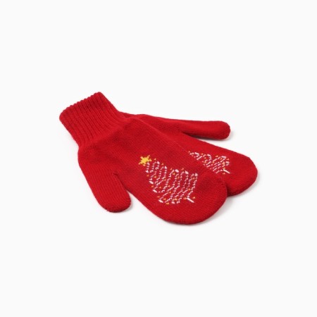 Women's mittens in the gift box Merry Christmas R.19-1