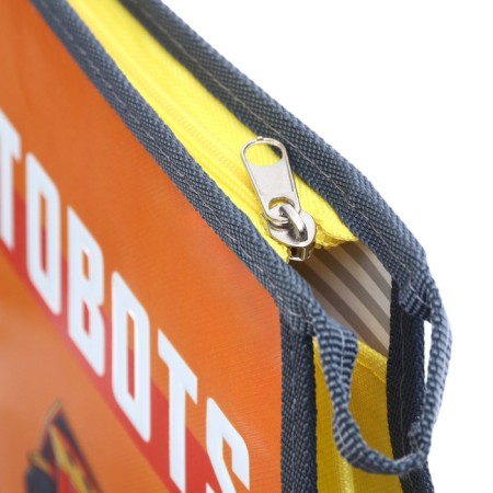 A4 labor folder, with a zipper, with a metallic effect, transformers-5