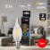 Filament era “candle in the wind”, 11 W, E14, 1430 lm, 4000k, white glow