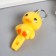 Flashlight light on the ring+whistle "duckling" Mix flashes 8.2x3.6x3.8 cm