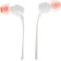 Headphones JBL T110, vacuum, microphone, 100DB, 16 Ohm, 3.5 mm, 1.2 m, white