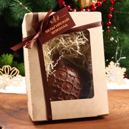 Chocolate figure "Christmas tree toy", 80 g