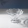 Crystal salad bowl on the leg Ribbon, D = 13.5 cm