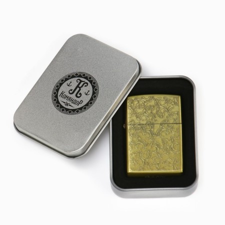 Lighter gasoline "curls" in a gift box-3