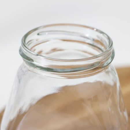 Sugar, glass, 260 ml, with a plastic dispenser-5