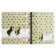 Notebook on rings, 80 sheets in the "Avocado. Love" line, cardboard cover, matte lamination Soft Touch, foil embossing, shift block 70 g/m2