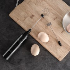 Capuchucker submersible LMR-03, with a nozzle for foaming milk, 3 modes, battery, black