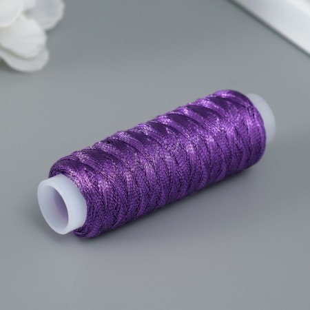 Lurex thread for creativity 200 ± 5 m, purple-1