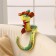 Soft toy "Snake", in a hat ear and a scarf, 15 cm