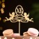 Topper "Easter, Angels", on a suspension, Golden Gold beautifully