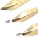 Vertical spinning "Yaman" slope, size 33 mm, 2.7 g, brass color
