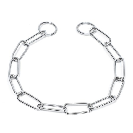 Collar - Metal strand, welded chain, long link, 50 cm, wire thickness 3 mm-1