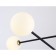 Suspended Ambrella Light, Modern, TR2507, 4XG9, Black color, brass