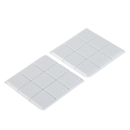 Layer furniture square tundra, size 25 x 25 mm, 18 pcs, polymer, white color-1