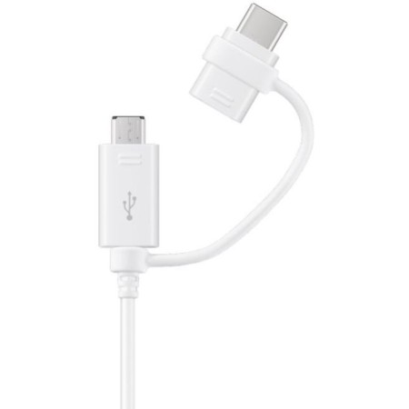 Cable Samsung EP -DG930DWEGRU, USB A - Microusb, 1.5m, White