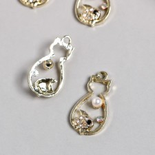 Decor for creativity metal, rhinestones 