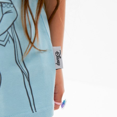 Disney T-shirt "Cold heart", height 122-128 (34), turquoise-4