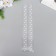 Decorative self -adhesive tape from rhinestones. The length is each 300 mm, the width is 25 mm.