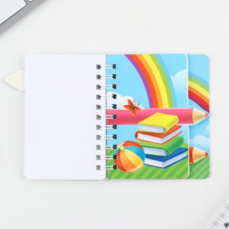 Notepad Notepad with dividers on the rowing "Owl" A7 format, 40 sheets-3