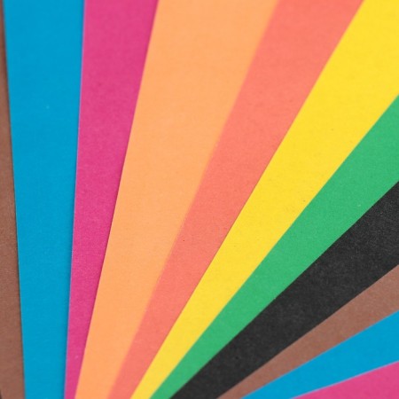 Colored paper A4, 16 sheets, 8 colors, newspaper, bilateral, in the folder-2