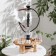 ADELICA-40 × 30 × 18 cm, birch birch table and wine