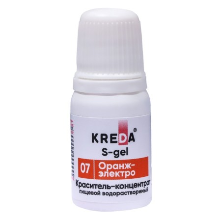 S-GEL food dye, universal "Orange Electro" 10 ml