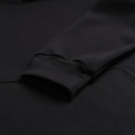 Male sweatshirt is laid, the color is black, size 50-4