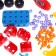 Designer in the Summary Mosaic suitcase, with an electric screwdriver, 54 models, 292 parts