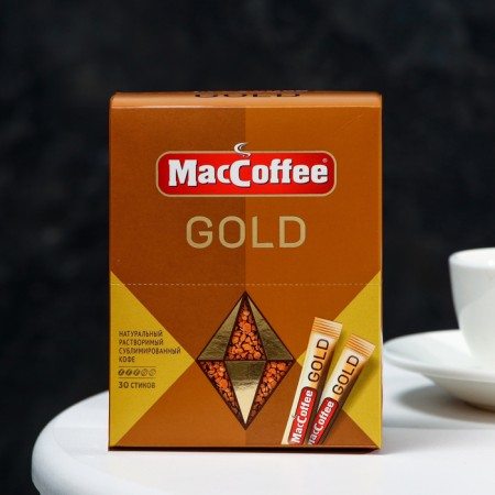 Natural coffee soluble sublimated "Maccoffee Gold", 2g-1