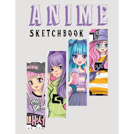 Anime sketchbook, 16.2 x 21 cm, 40 sheets