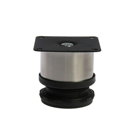 Furniture support, adjustable, d = 50 mm, h = 50 mm, color of satin nickel