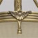Aphrodite lamp, 3x60W E14, bronze 35x35x87 cm