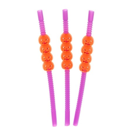 A pipe for a “pumpkin” cocktail, a set of 5 pcs.-2