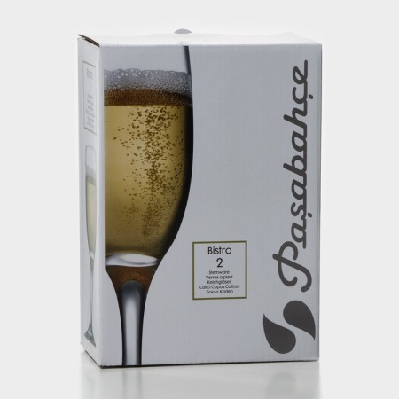 A set of glass glasses for champagne Bistro, 190 ml, 2 pcs-6