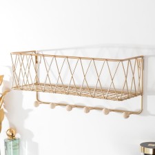 Decorative metal hooks 