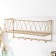 Decorative metal hooks "Network" gold 15.5x12x35 cm