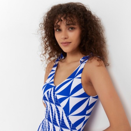 Women's swimsuit Minaku with print, size 50-3