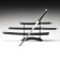 Suv. Product Katana 3V1 on a stand, scabbard to leatherette, black rhombuses 47/70/89cm