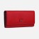 Women's wallet on magnets, burgundy color