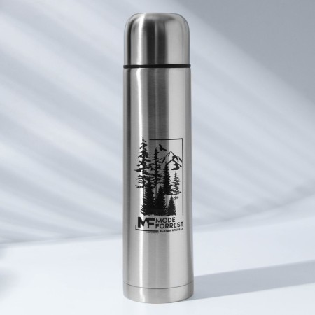 Thermos "mountains" in a case, 1 liter, heat conservation 6-12 hours-2