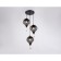 Suspended Ambrella Light, Loft, TR8444, 3HE27, Black Color